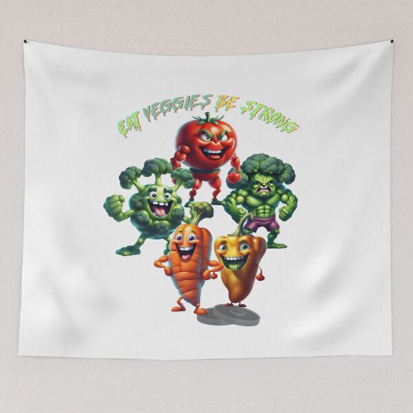 Item preview, Eat veggies be strong Great gift for everyone! designed and sold by MysteriousBazar.
