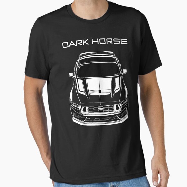 Aperçu de l'œuvre Mustang Cheval Noir 2024 créée et vendue par V8social.