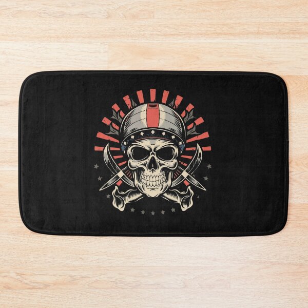 Item preview, American Traditional Death and Glory Skull Tattoo designed and sold by Goku Creations.