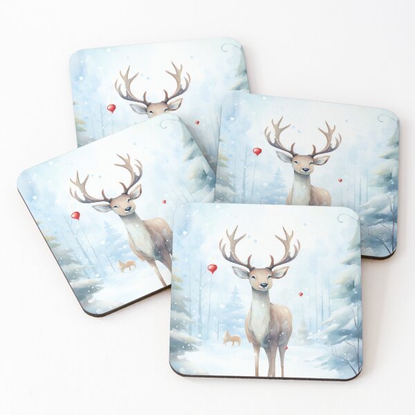 Item preview, Frosty Reindeer Delight designed and sold by cute-animals99.