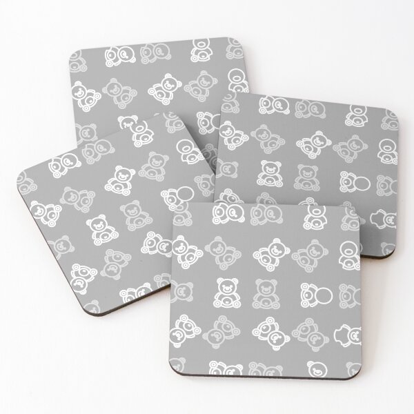 Item preview, Many bears, gray background designed and sold by Mini-Anni.