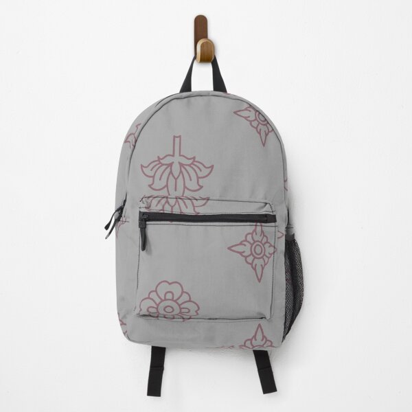 Item preview, Many types of flower patterns gray background designed and sold by Mini-Anni.