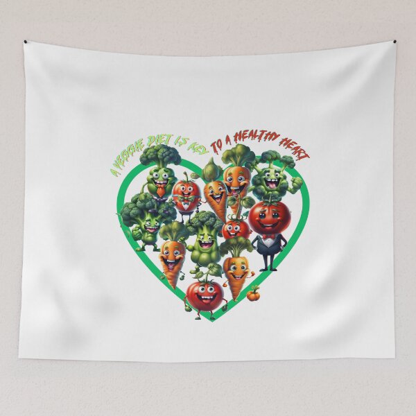Item preview, A veggie diet is key to a healthy heart Great gift for everyone! designed and sold by MysteriousBazar.