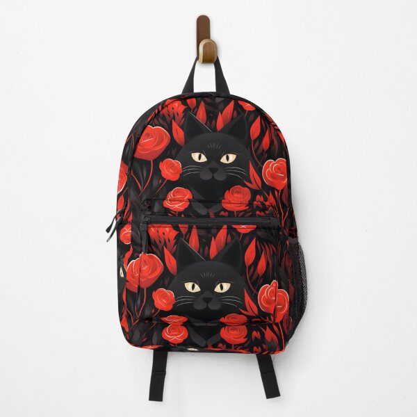 Item preview, Midnight Bloom: The Black Cat Among Roses designed and sold by unimuse.