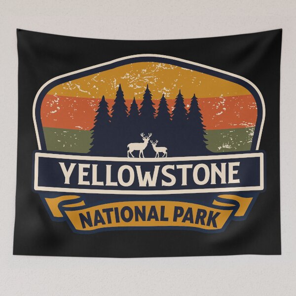 Item preview, Yellowstone National Park-Vintage designed and sold by Nature-spirit.