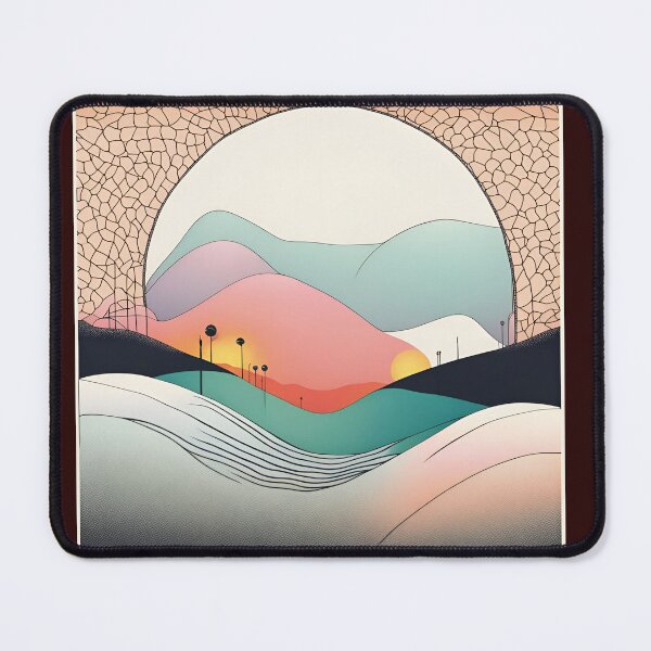 Item preview, Serene Mystical Mountains designed and sold by Artbyterigibson.