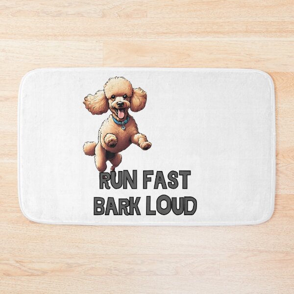 Item preview, Run fast Bark Loud Poodle designed and sold by GoodyPaws.