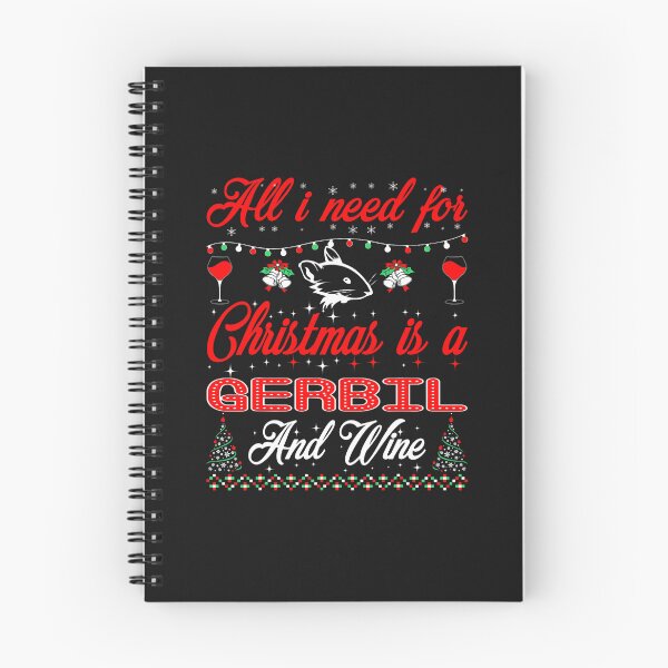 Item preview, All I Want For Christmas Gerbil And Wine Gift designed and sold by Dentapaint.