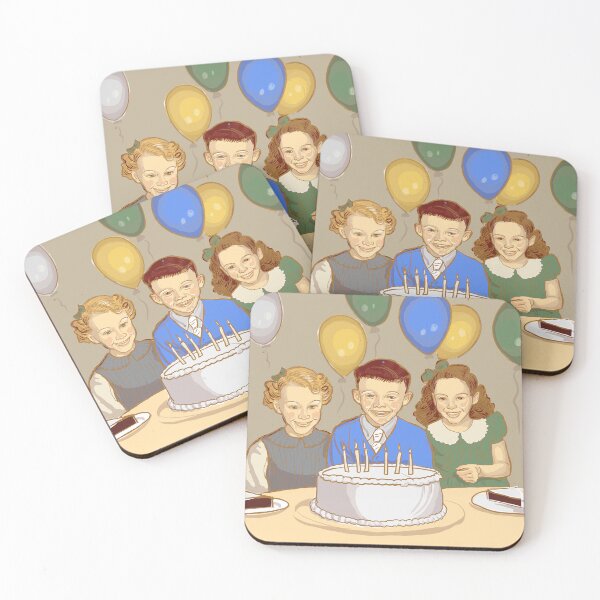 Item preview, Retro Childrens Birthday Party designed and sold by PurplePajamas.