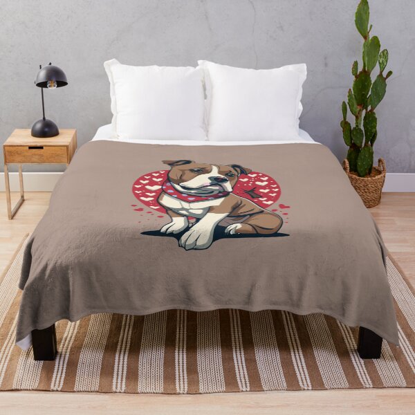 Item preview, American Staffy Love on Valentine's Day designed and sold by VoyteksDesigns.