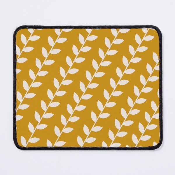 Item preview, Classic Mustard 70’s Leaf Pattern designed and sold by idovedesign.