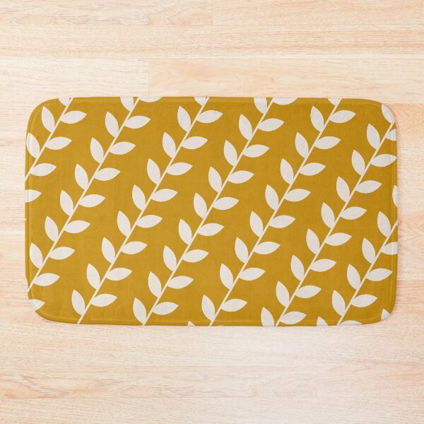 Item preview, Classic Mustard 70’s Leaf Pattern designed and sold by idovedesign.