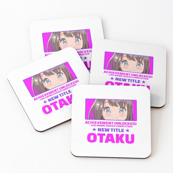 Item preview, Achievement Unlocked 100 Anime Series Completion Otaku Level 21 designed and sold by Dentapaint.