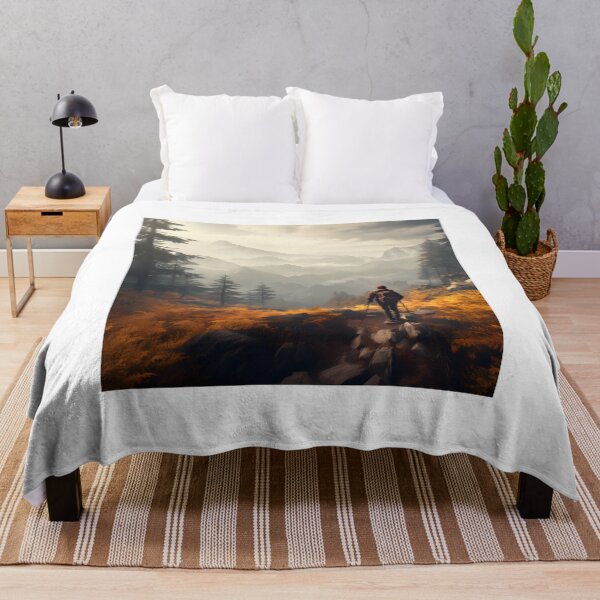 Item preview, Solitude in the Misty Mountains: An Autumn Hiking Adventure designed and sold by Shirtastically.