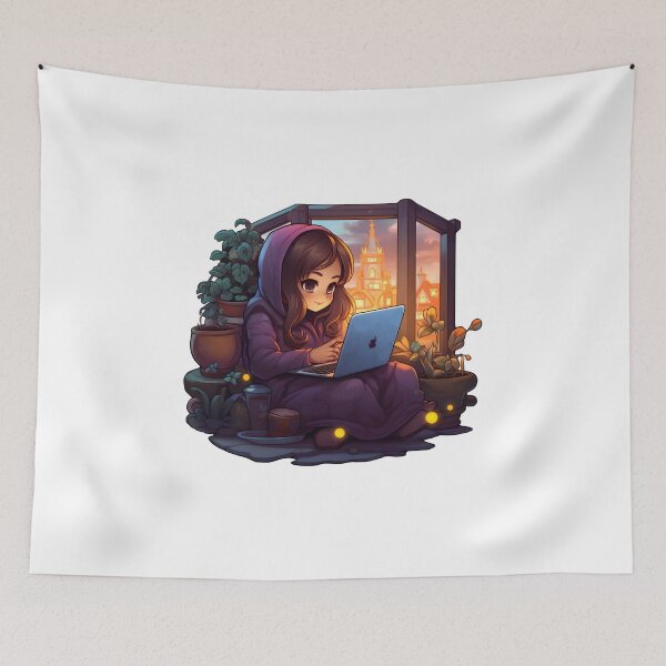 Item preview, Cozy gamer girl designed and sold by Anbe_design.