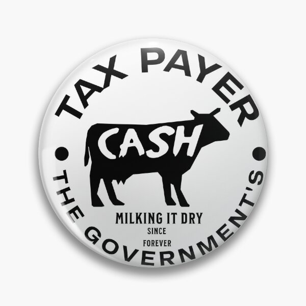 Item preview, Taxpayer Cash Cow, The Government's cash cow, Libertarian designed and sold by AoraDesign.