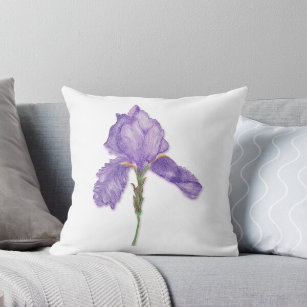 Item preview, Old Fashioned Purple Bearded Iris designed and sold by roseofgold.