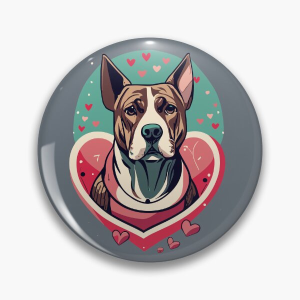 Item preview, American Staffy Love on Valentine's Day designed and sold by VoyteksDesigns.