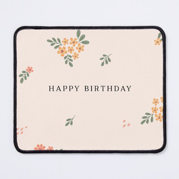 Item preview, Floral Happy Birthday Greeting Card designed and sold by olivepine69.