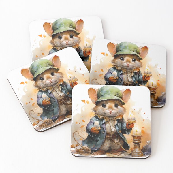 Item preview, "Voyageur Vermin - The Intrepid Mouse Explorer" designed and sold by dungeonwarriors.