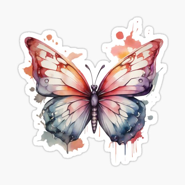 Magnificent Butterfly Sticker