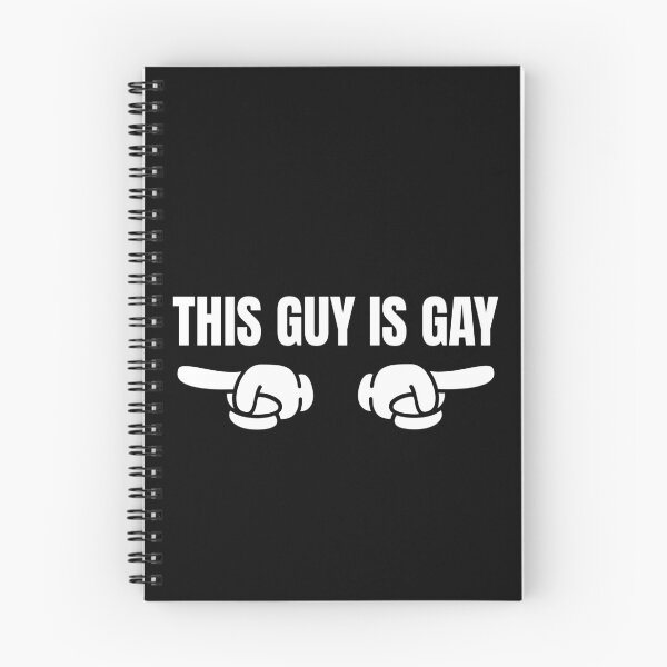 Item preview, THIS GUY IS GAY: Self-Referential Humor Pointing Hand designed and sold by NexaArts.