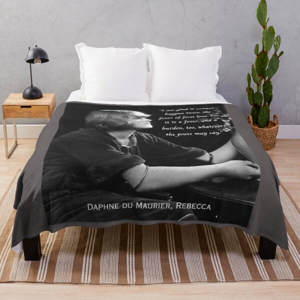 Item preview, Daphne du Maurier portrait and quote: I am glad it cannot happen twice, the fever of first love. For it is a fever, and a burden, too, designed and sold by artbleed.