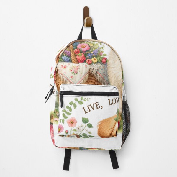 Item preview, Countryside Bliss: Happy Dog in Bloom designed and sold by SrijanaByAnu.