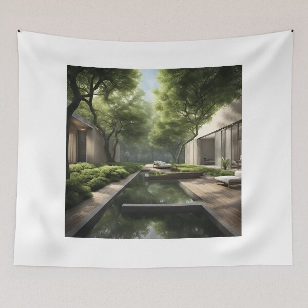 Item preview, Forest Landscape Print designed and sold by Universe Collection.