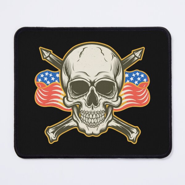 Item preview, Vintage Death and Glory Skull Tattoo designed and sold by Goku Creations.