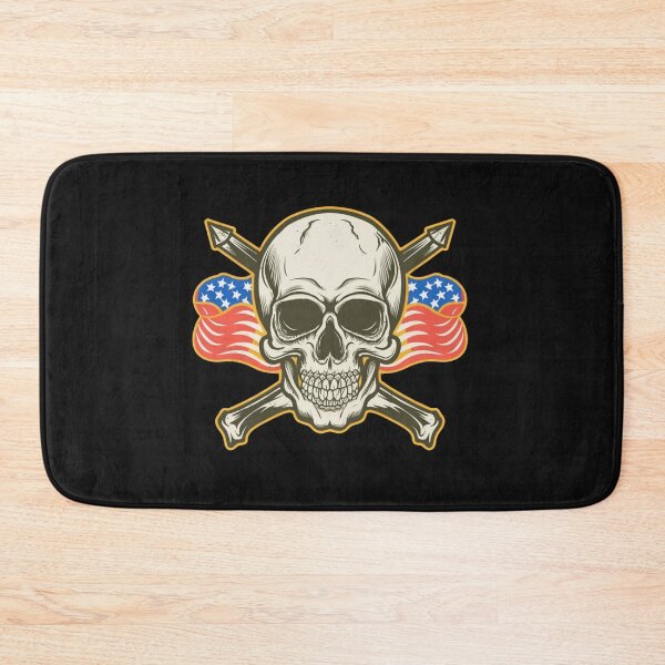 Item preview, Vintage Death and Glory Skull Tattoo designed and sold by Goku Creations.
