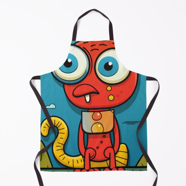 Item preview, Vibrant himsical Cartoonish Illustration of a Playful Lizard in a Comic-Style Settingand W designed and sold by Piotrek0001.