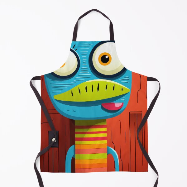 Item preview, Vibrant himsical Cartoonish Illustration of a Playful Lizard in a Comic-Style Settingand W designed and sold by Piotrek0001.