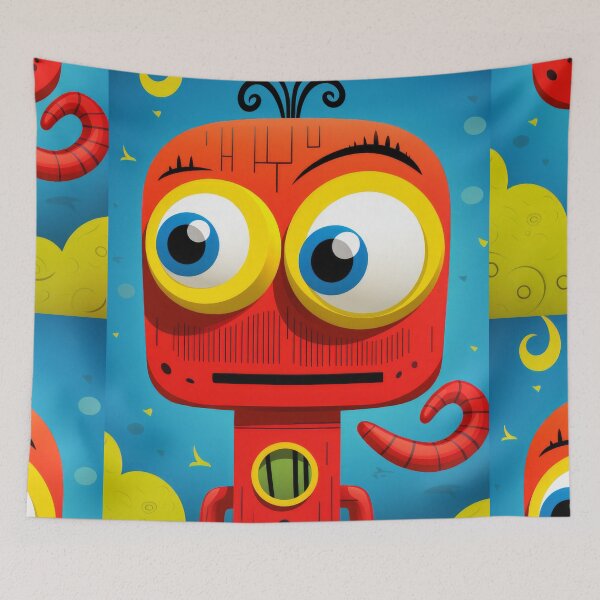 Item preview, Vibrant himsical Cartoonish Illustration of a Playful Lizard in a Comic-Style Settingand W designed and sold by Piotrek0001.
