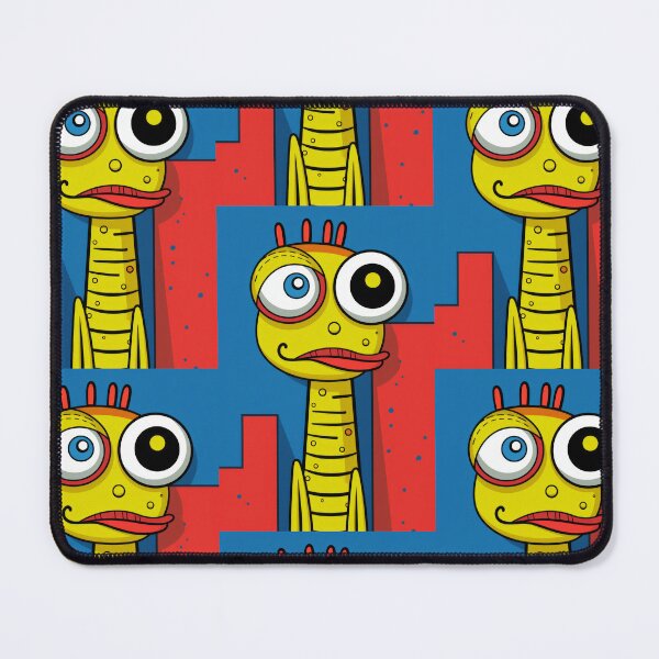 Item preview, Vibrant himsical Cartoonish Illustration of a Playful Lizard in a Comic-Style Settingand W designed and sold by Piotrek0001.