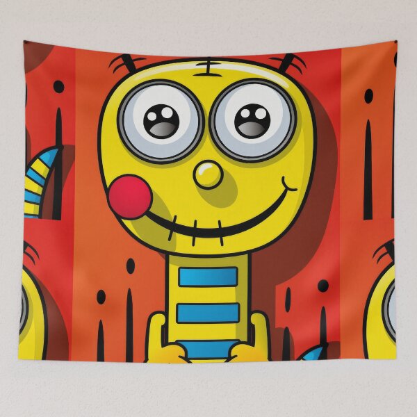 Item preview, Vibrant himsical Cartoonish Illustration of a Playful Lizard in a Comic-Style Settingand W designed and sold by Piotrek0001.