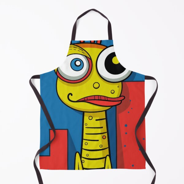Item preview, Vibrant himsical Cartoonish Illustration of a Playful Lizard in a Comic-Style Settingand W designed and sold by Piotrek0001.