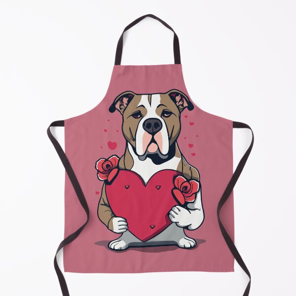 Item preview, American Staffy Love on Valentine's Day designed and sold by VoyteksDesigns.