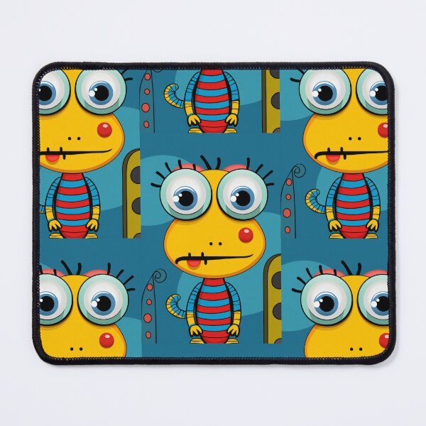 Item preview, Vibrant himsical Cartoonish Illustration of a Playful Lizard in a Comic-Style Settingand W designed and sold by Piotrek0001.