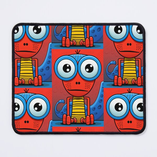 Item preview, Vibrant himsical Cartoonish Illustration of a Playful Lizard in a Comic-Style Settingand W designed and sold by Piotrek0001.