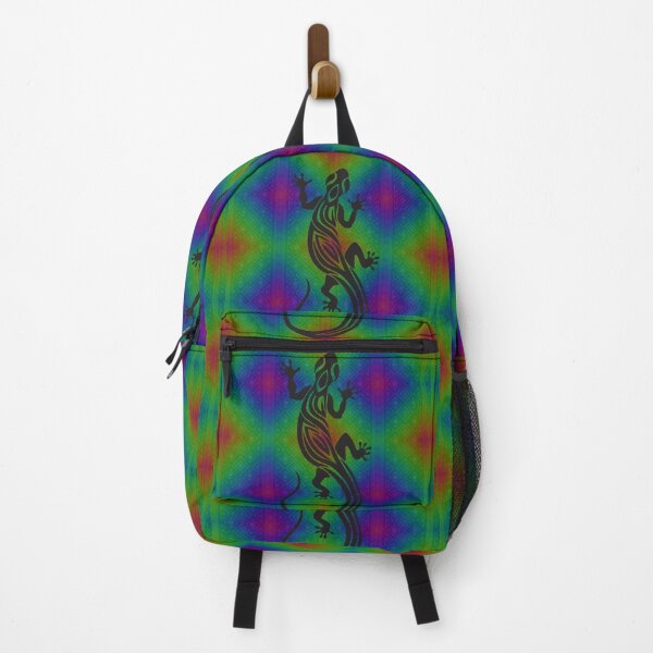 Item preview, Darug colorful seamless pattern with lizard designed and sold by SweetRossel.