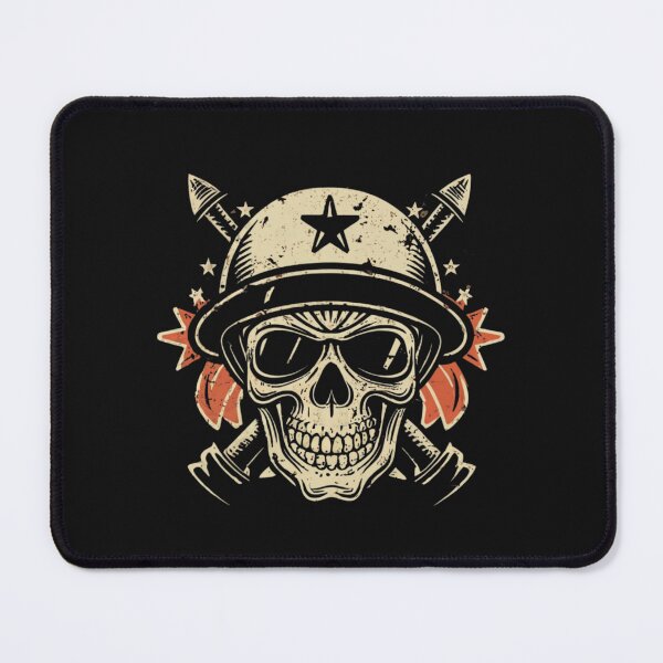 Item preview, American Traditional Death and Glory Skull Tattoo designed and sold by Goku Creations.