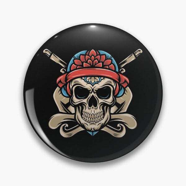 Item preview, Vintage Death and Glory Skull Tattoo designed and sold by Goku Creations.