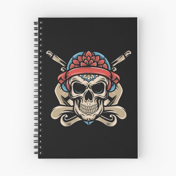 Item preview, Vintage Death and Glory Skull Tattoo designed and sold by Goku Creations.