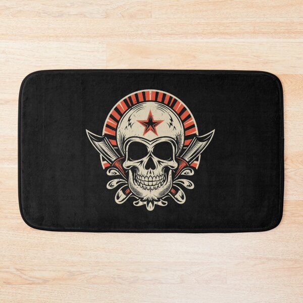Item preview, Vintage Death and Glory Skull Tattoo designed and sold by Goku Creations.