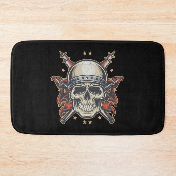 Item preview, Vintage Death and Glory Skull Tattoo designed and sold by Goku Creations.