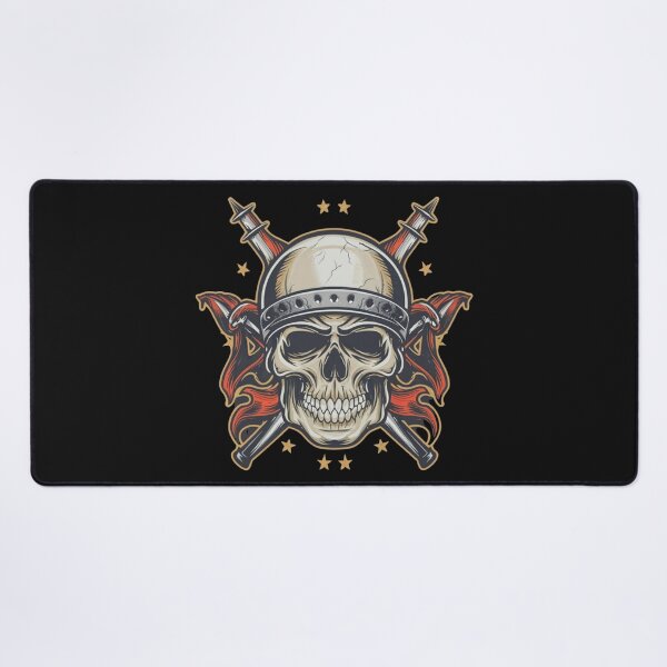 Item preview, Vintage Death and Glory Skull Tattoo designed and sold by Goku Creations.