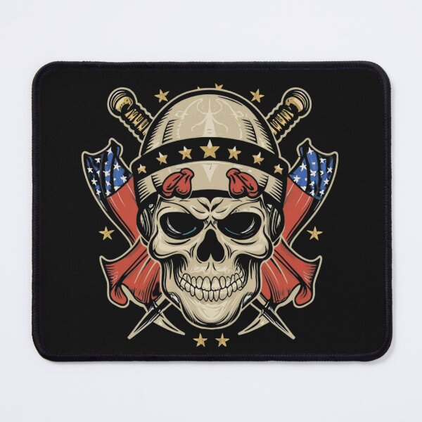 Item preview, Vintage Death and Glory Skull Tattoo designed and sold by Goku Creations.