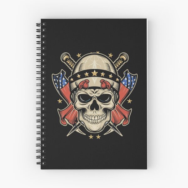 Item preview, Vintage Death and Glory Skull Tattoo designed and sold by Goku Creations.