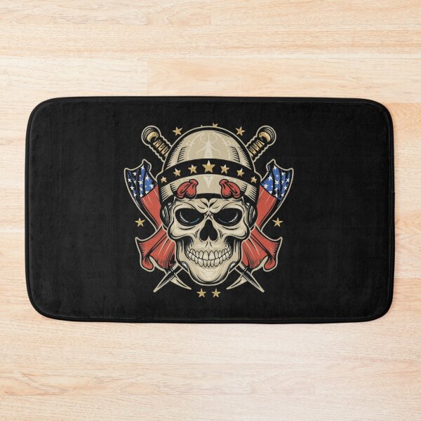 Item preview, Vintage Death and Glory Skull Tattoo designed and sold by Goku Creations.